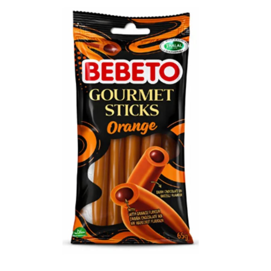 Gourmet Candy Sticks 65g - Orange