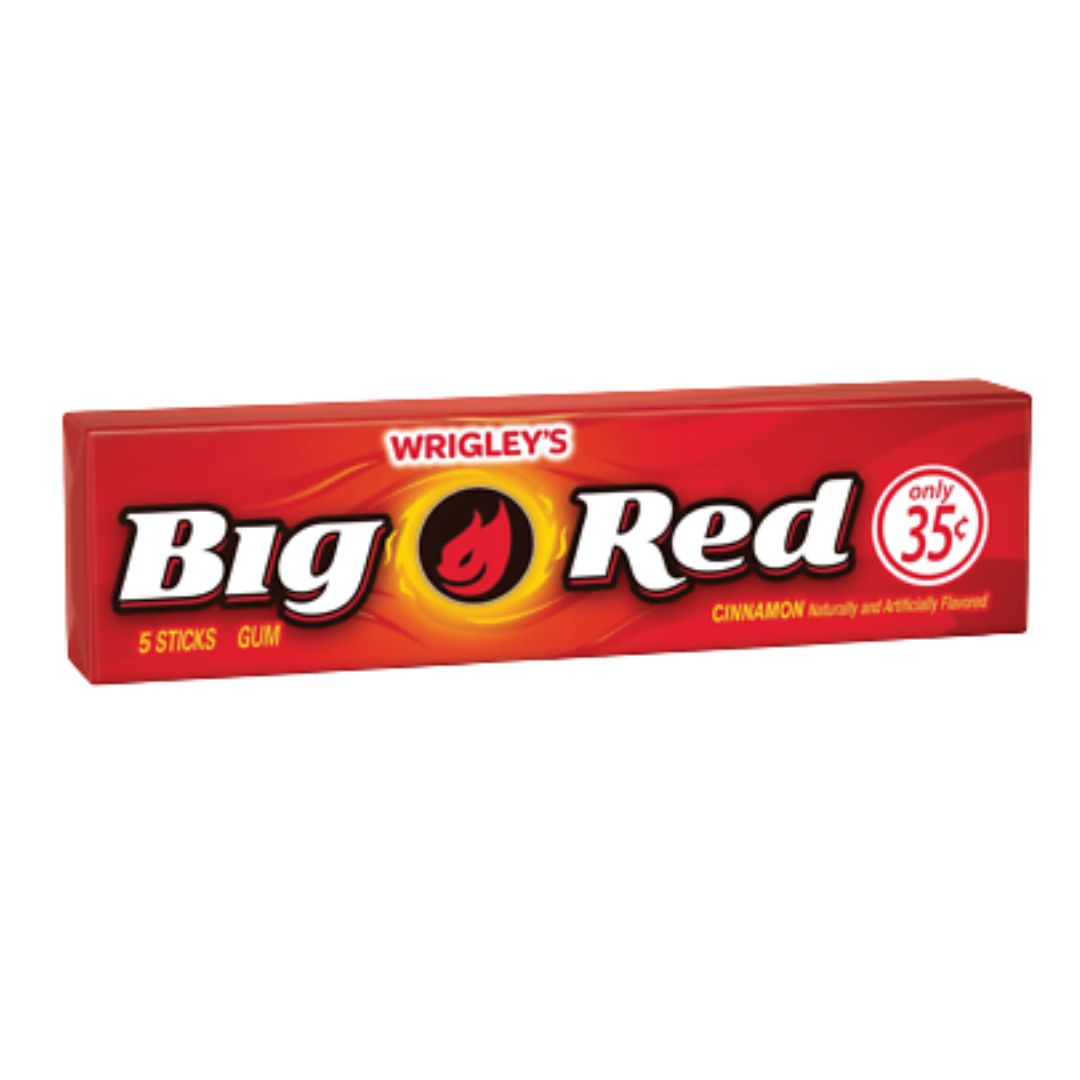 Wrigley's Big Red Cinnamon Gum - 5 stick pack