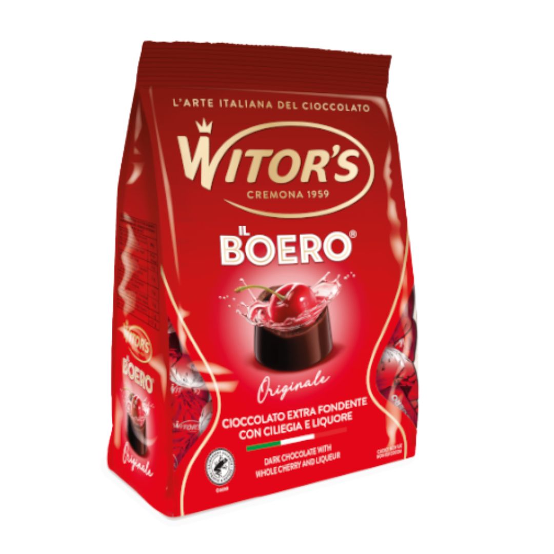 Cherry Liquer Dark Chocolate 125g (Witor's Il Boero)