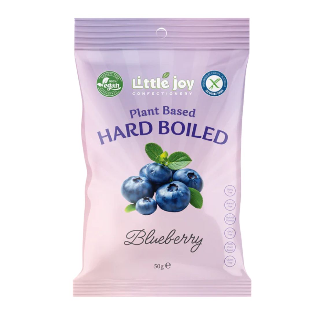 Hard Boiled Blueberry 50g - Plant Based