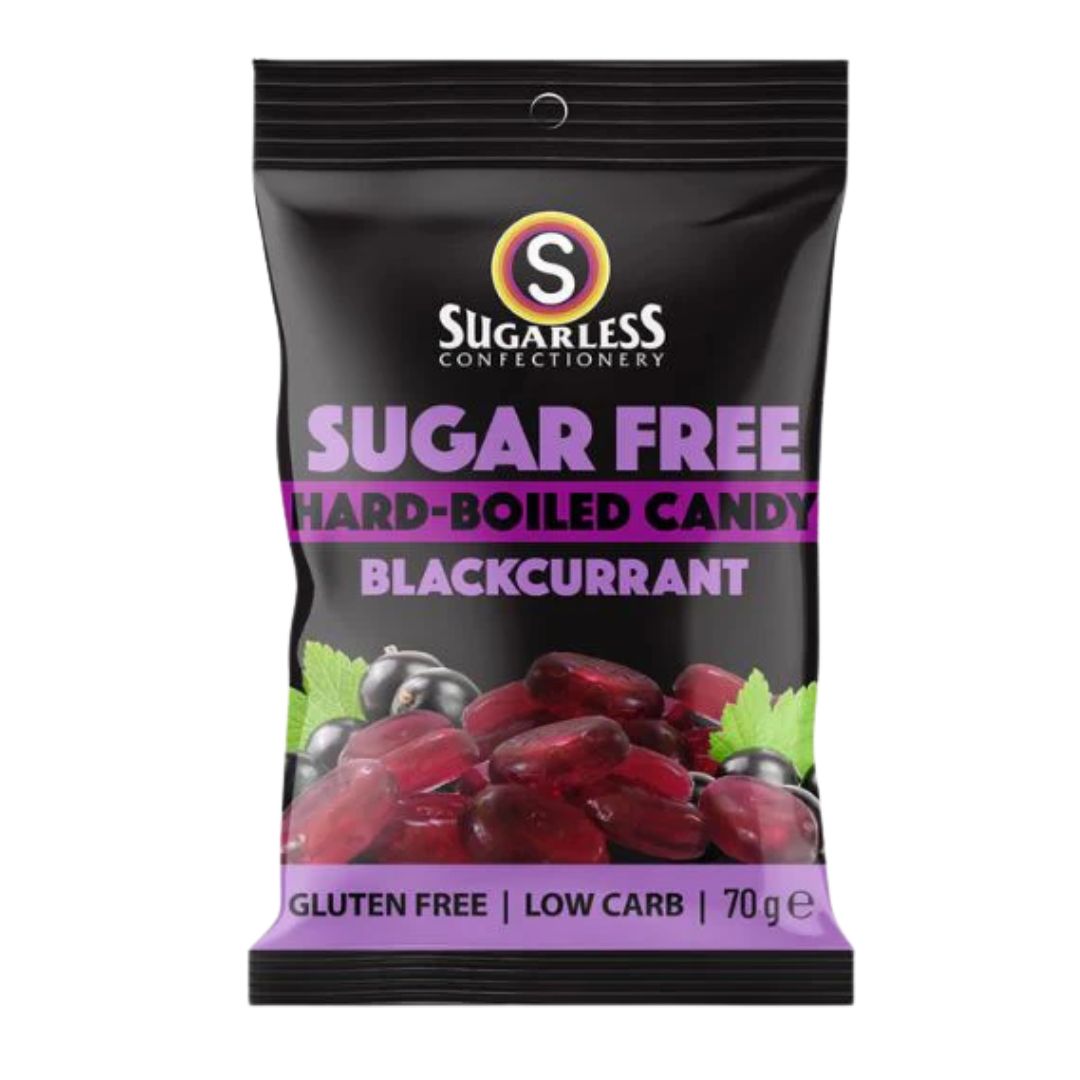 Hard Boiled Blackcurrant 70g