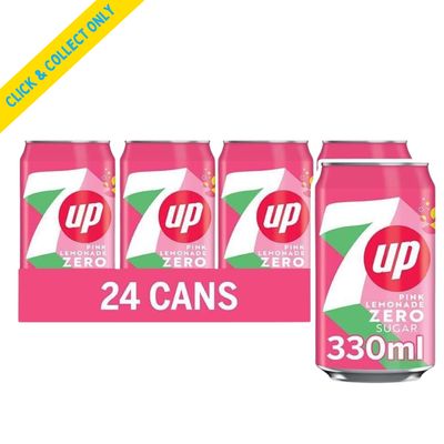 7Up Pink Lemonade Zero Sugar 330ml