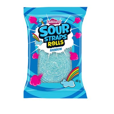 Sour Strap Roll 40g - Rainbow