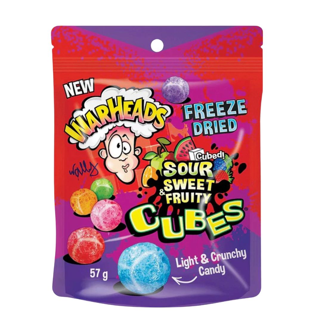 Warheads Freeze Dried Cubes 57g