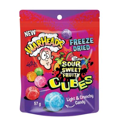 Warheads Freeze Dried Cubes 57g