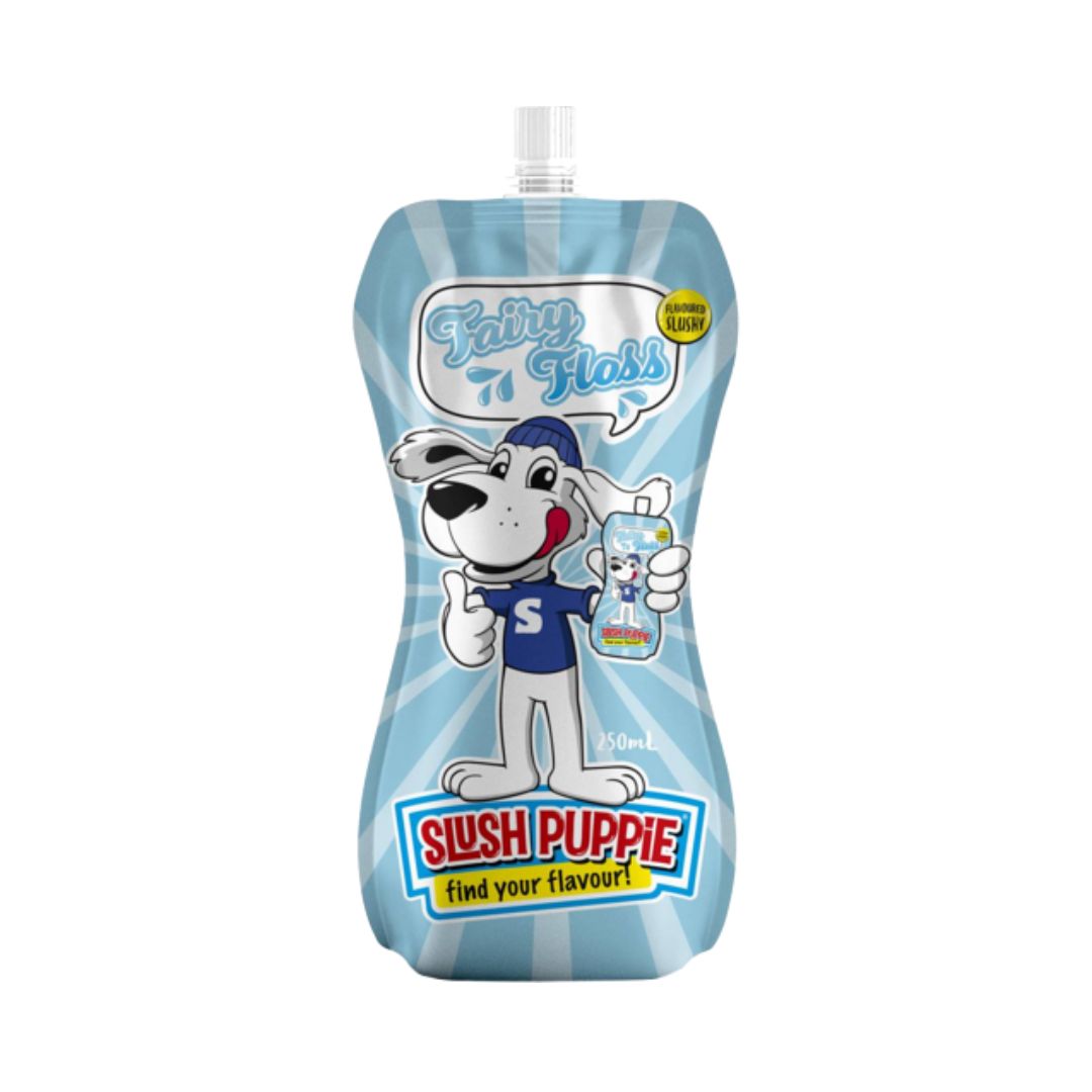 Slush Puppie Pouch 250ml - Fairy Floss