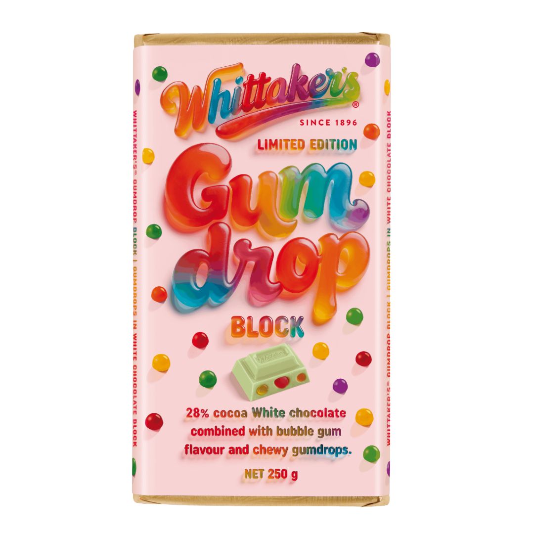 Whittakers Chocolate Block 250g - Gum Drop (LE)