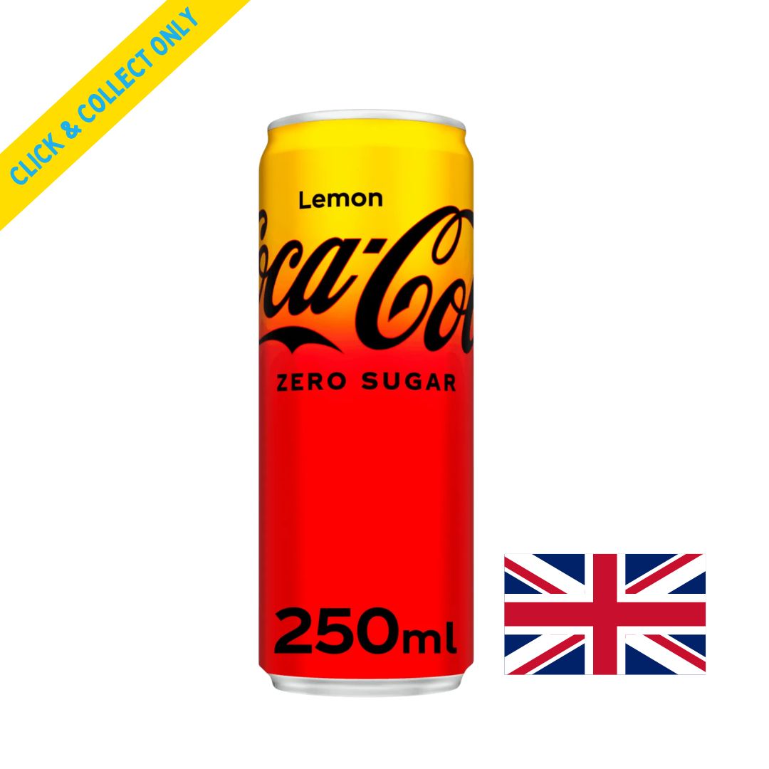 Coca Cola Lemon Zero Sugar 250ml (UK)