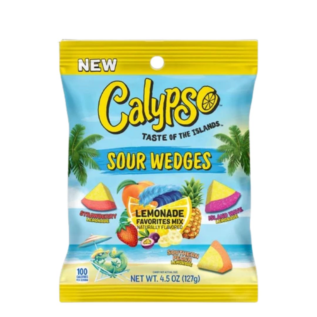 Calypso Sour Wedges Lemonade Mix 127g