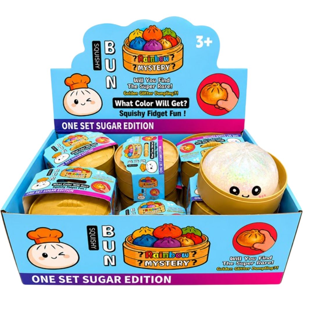 Squishy (Sensory Toy) - Golden Glitter Dumpling