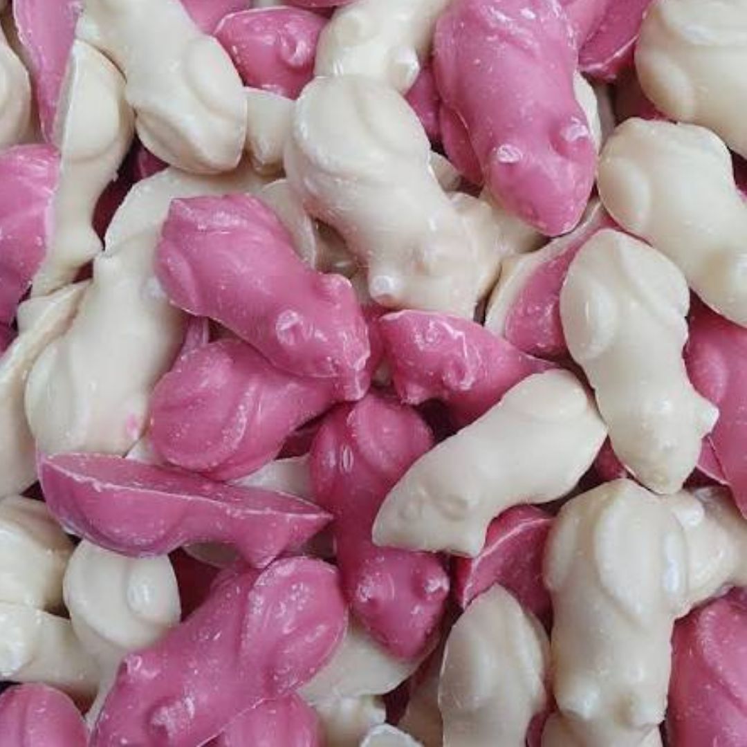 Pink &amp; White Mice (UK), Size: 200g