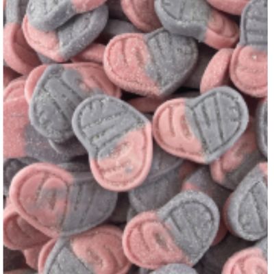 Swedish Style Candy - Sour Heart Tutti Frutti