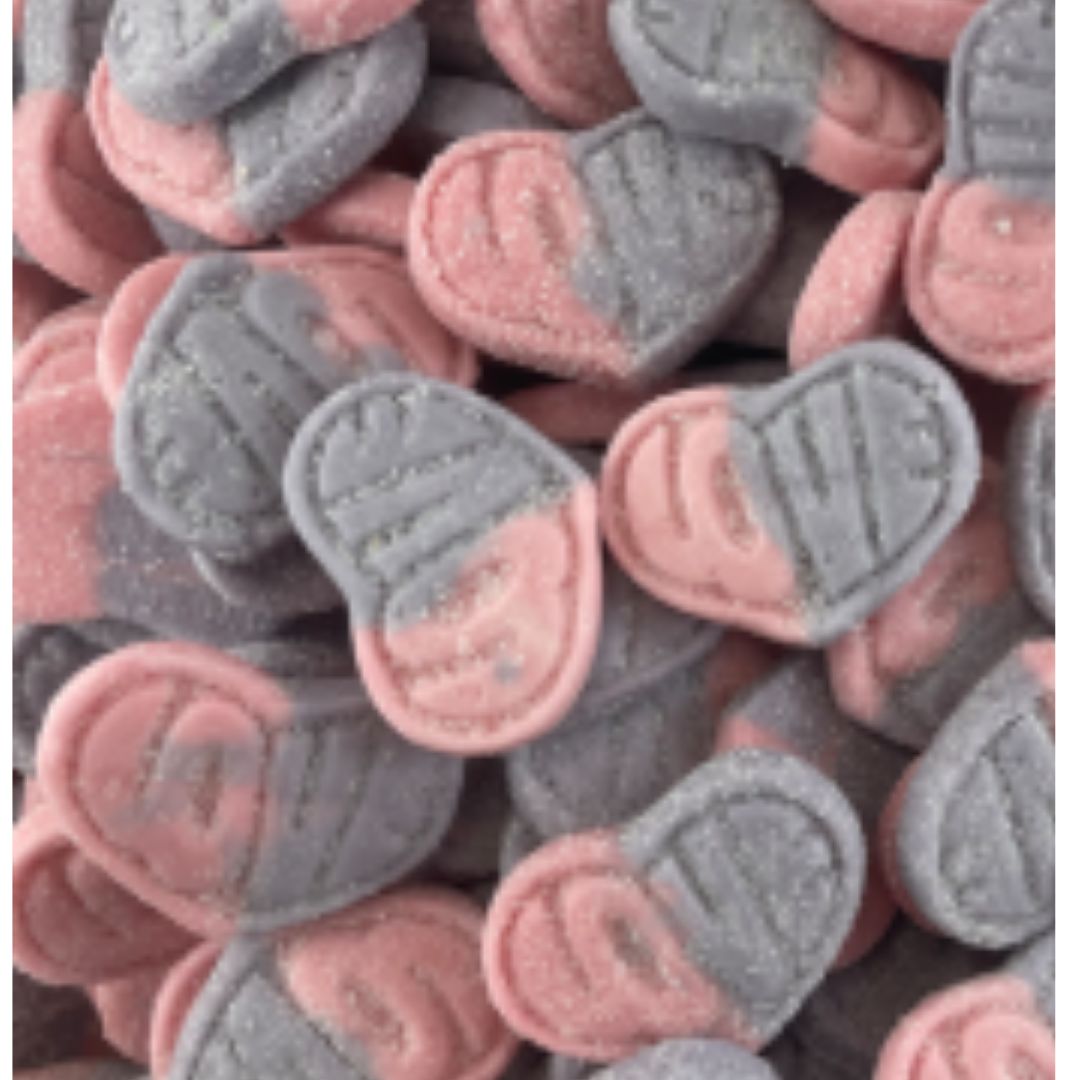 Swedish Style Candy - Sour Heart Tutti Frutti, Size: 160g