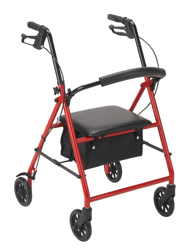 Steel Rollator with 6&quot; Wheels