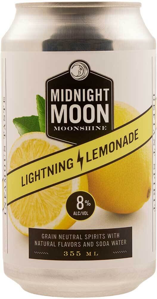 LIGHTNING LEMONADE 4-pk Cocktails, 8% ABV, 355ml cans