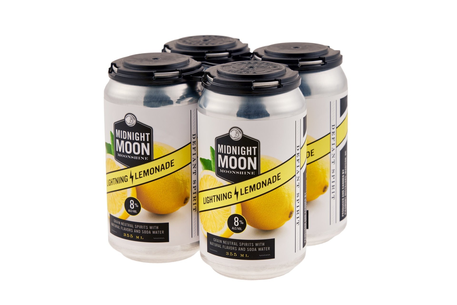 LIGHTNING LEMONADE 4-pk Cocktails, 8% ABV, 355ml cans