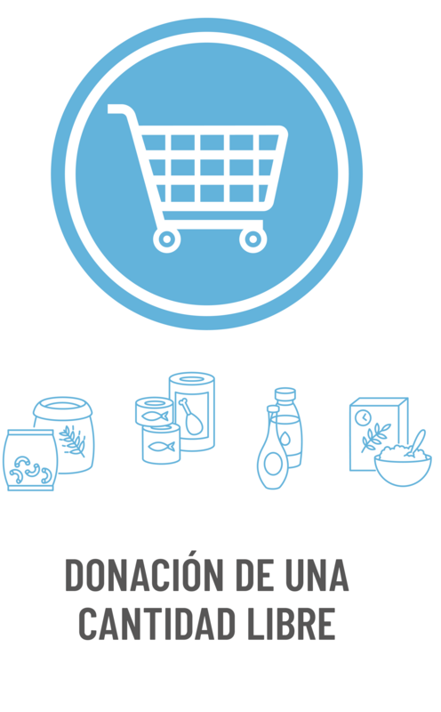 Pack de alimentos por una cantidad libre