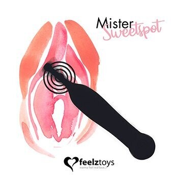 CLITORALE VIBRATOR ZWART - SWEETSPOT