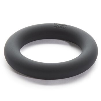 SILICONEN COCK RING ZWART