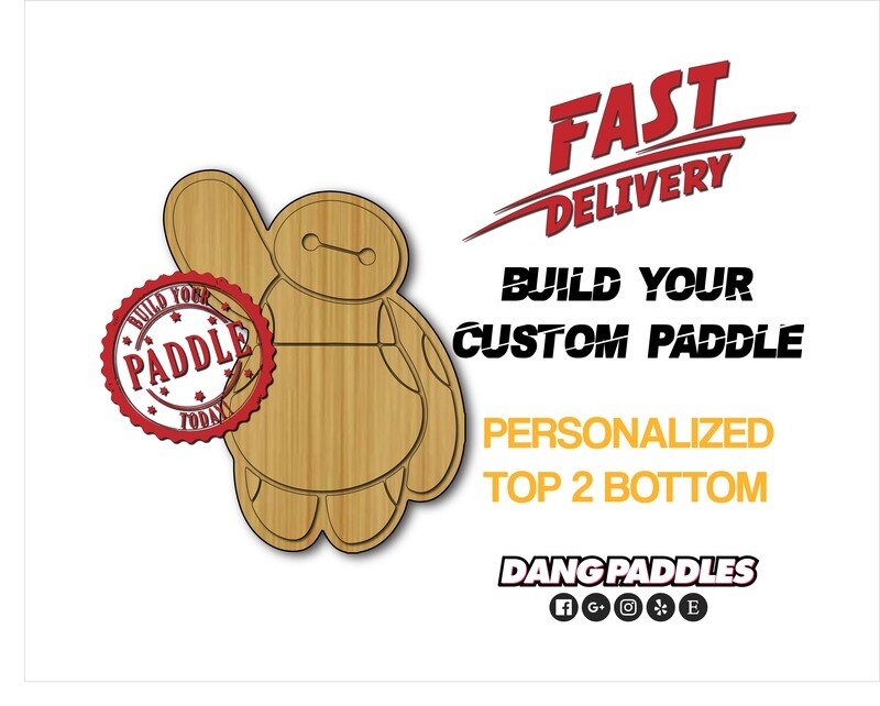 Custom Shape Greek Paddle