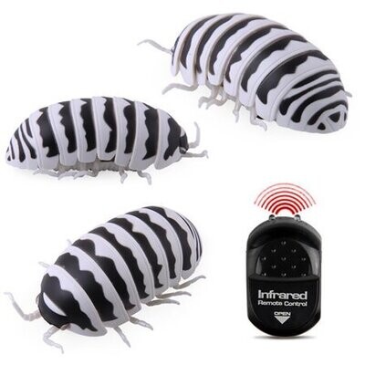 Remote Control Isopod Toys, Colour Choice: Black and  White Zebra