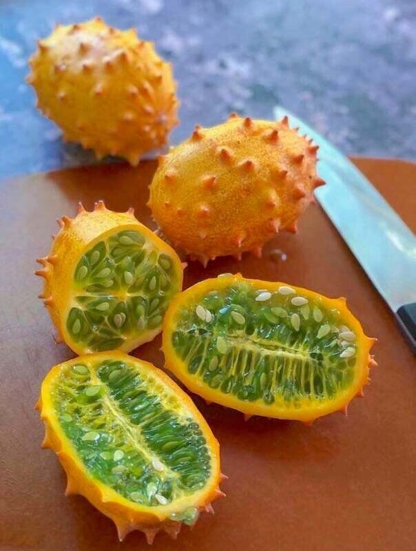 African Horned Jelly Melon Cucumber (Kiwano)