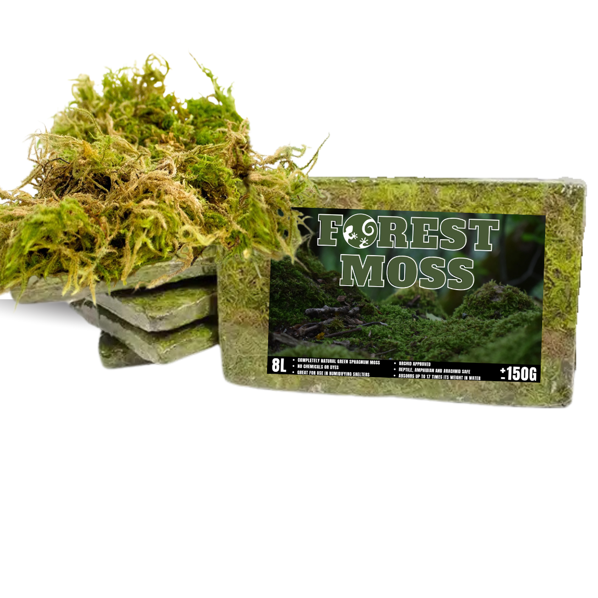 Besgrow SpagMoss Premium Sphagnum Moss 8l BRICK