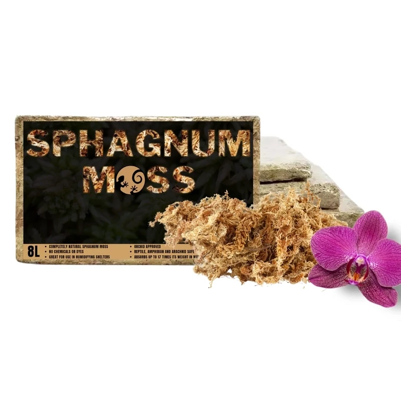 Premium Sphagnum Moss ( 8L Compressed Brick)