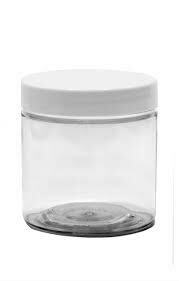 4 oz. Clear PET Straight-Sided Round Jar with 58/400 Neck