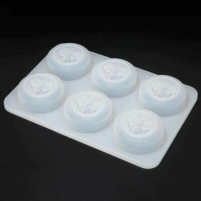 6 Cavity Bee Mold Silicone