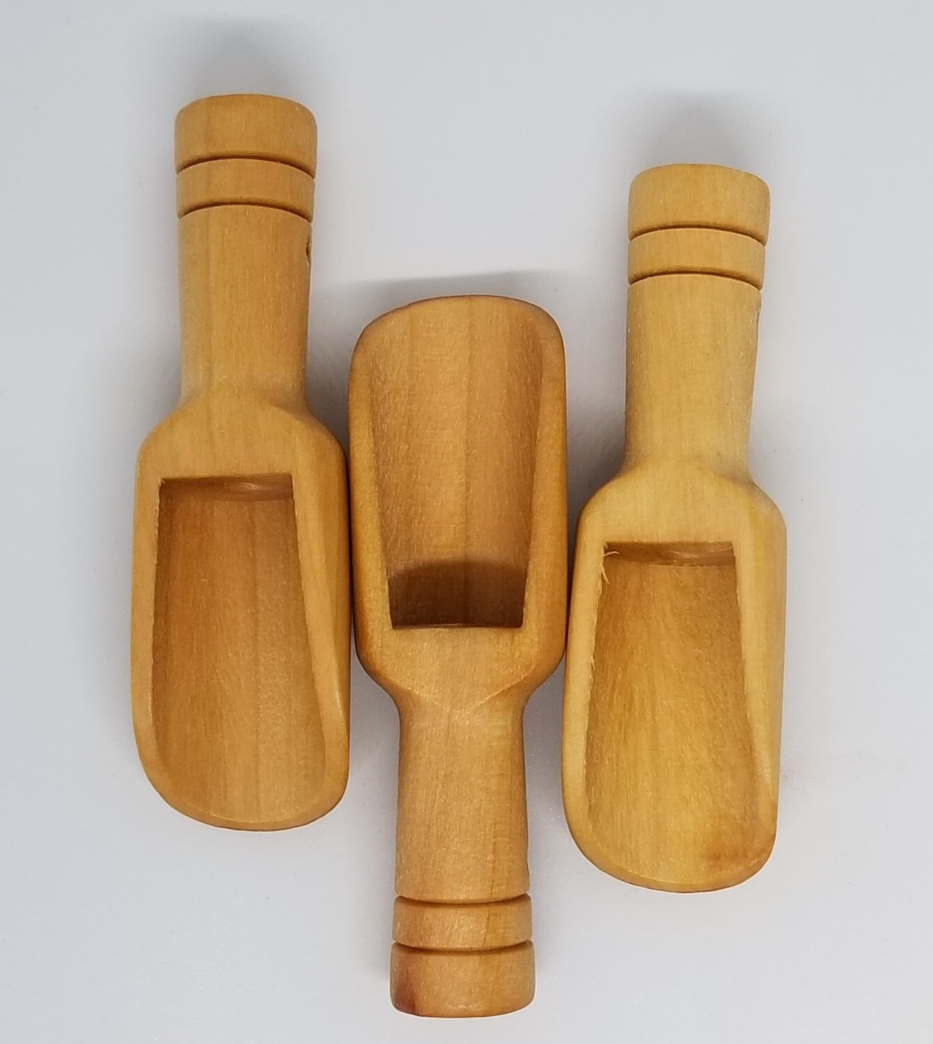 Natural Wooden Salt Scoops ( Spoons ) (12 pc)