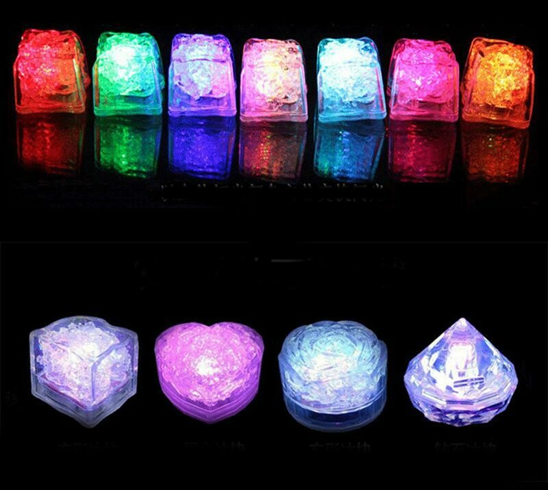 Flashing LED Light Cubes