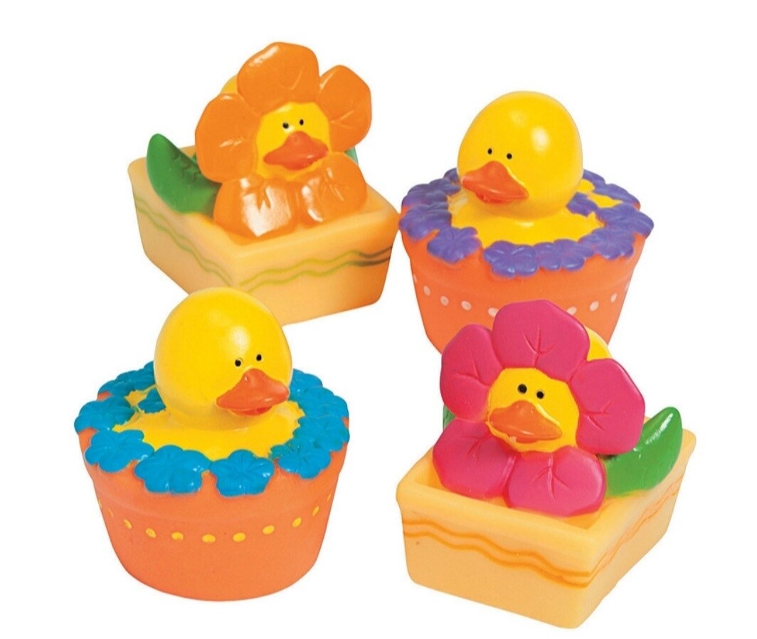 6 Spring Bath Duckies