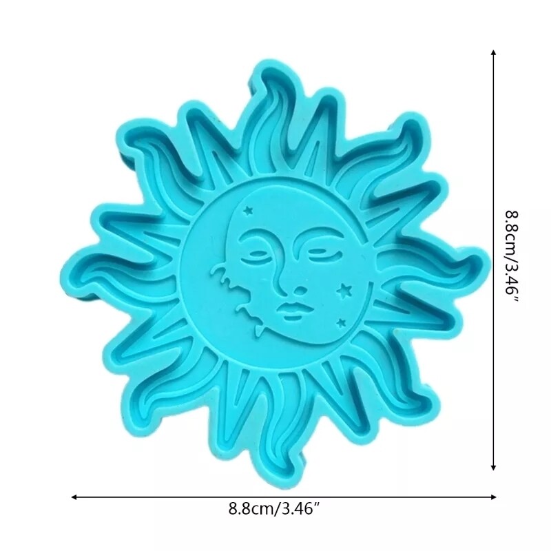 Sun &amp; Moon Silicone Freshie Mold