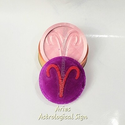 Aries Astrological Sign Aroma Bead Freshie Solid Shampoo Bath Bomb 3D Mold