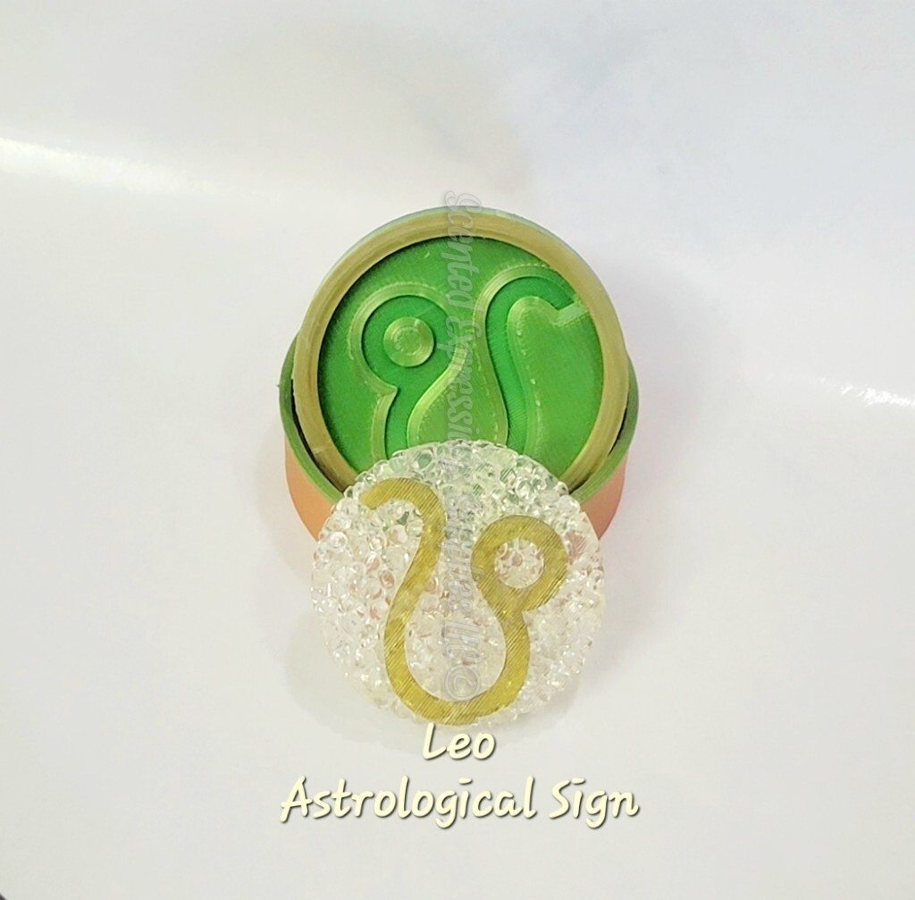 Leo Astrological Sign Aroma Bead Freshie Solid Shampoo Bath Bomb 3D Mold
