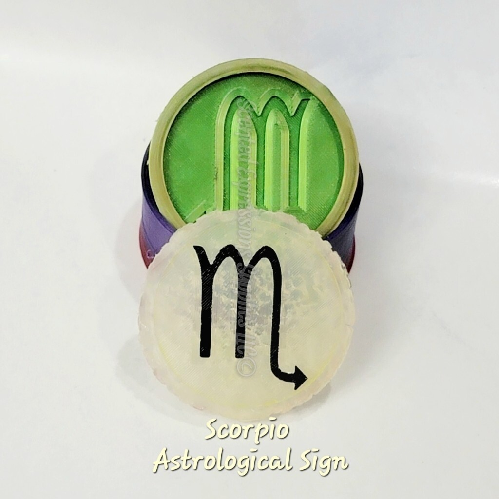 Scorpio Astrological Sign Aroma Bead Freshie Solid Shampoo Bath Bomb 3D Mold