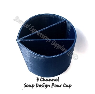 18oz Soap Design Pour 3 Section Cup