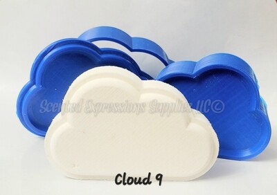 Cloud 9 Bath Bomb Bubble Dough Solid Shampoo 3D Mold