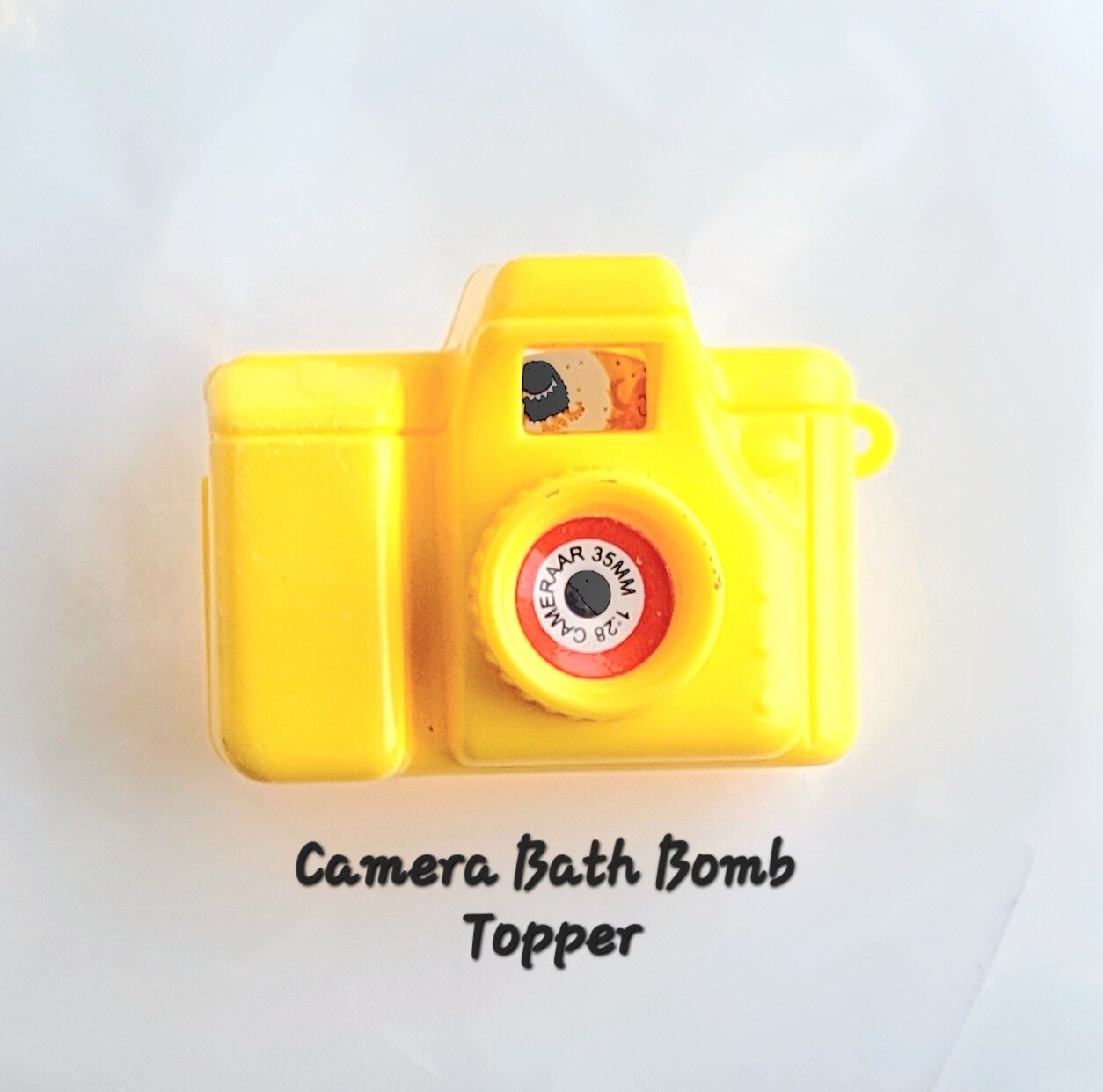 Mini Camera Bath Bomb Topper