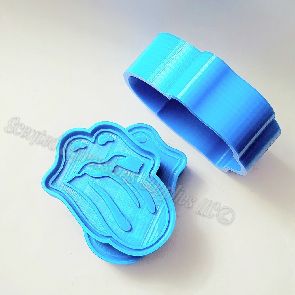 Rolling Stones Bath Bomb Solid Shampoo 3D Mold