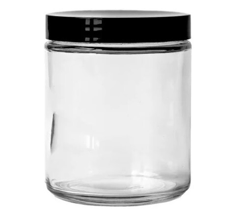 Medium Straight Sided Glass Candle Jar Set