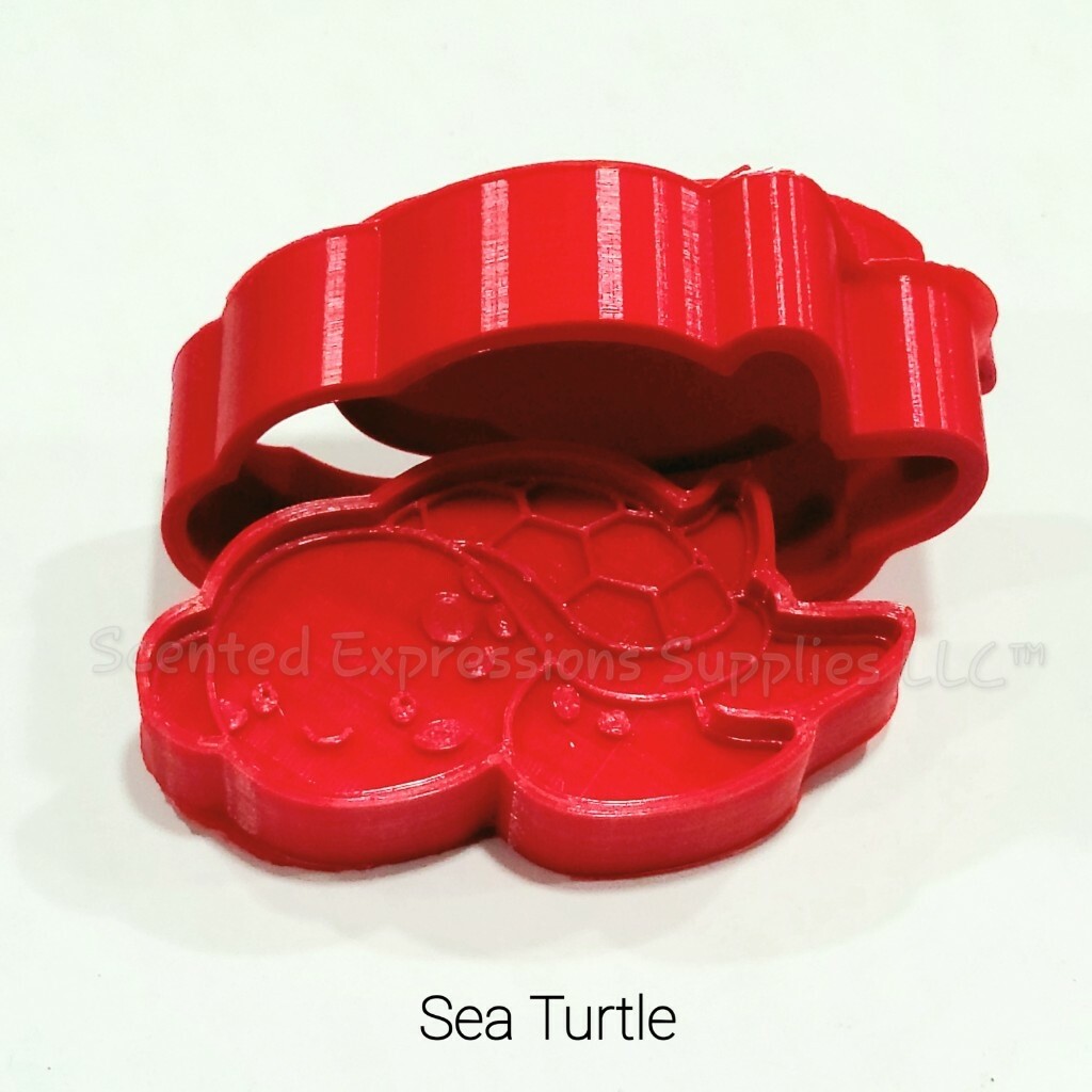Sea Turtle Bath Bomb Bubble Dough Bar Solid Shampoo 3D Mold