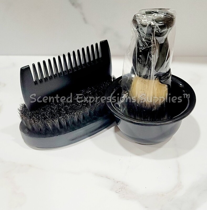 5 Piece Black Shave Kit
