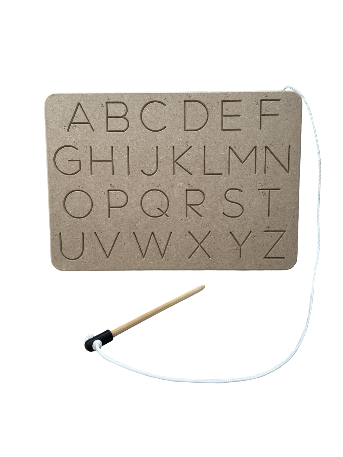 [Version 2] Planche de traçage réversible : Lettres majuscules capitales et minuscules cursives