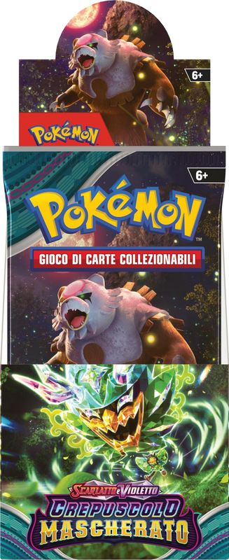 POKEMON BOX 18 BUSTE CREPUSCOLO MASCHERATO ITA