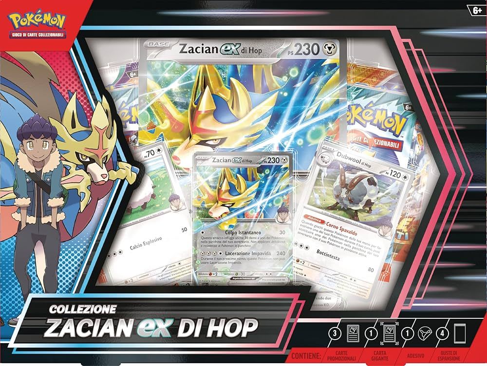 POKEMON COLLEZIONE ZACIAN-EX DI HOP ITA