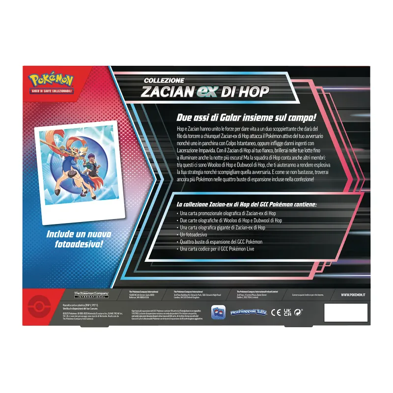 POKEMON COLLEZIONE ZACIAN-EX DI HOP ITA