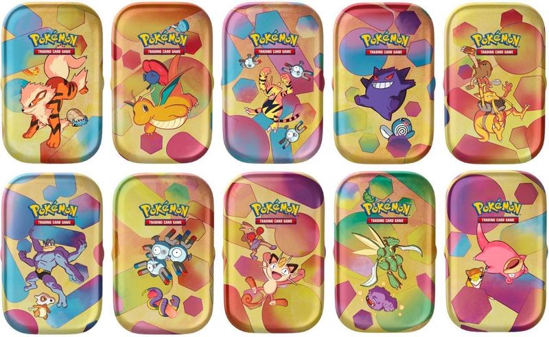 POKEMON MINI TIN SCATOLA SINGOLA ITA