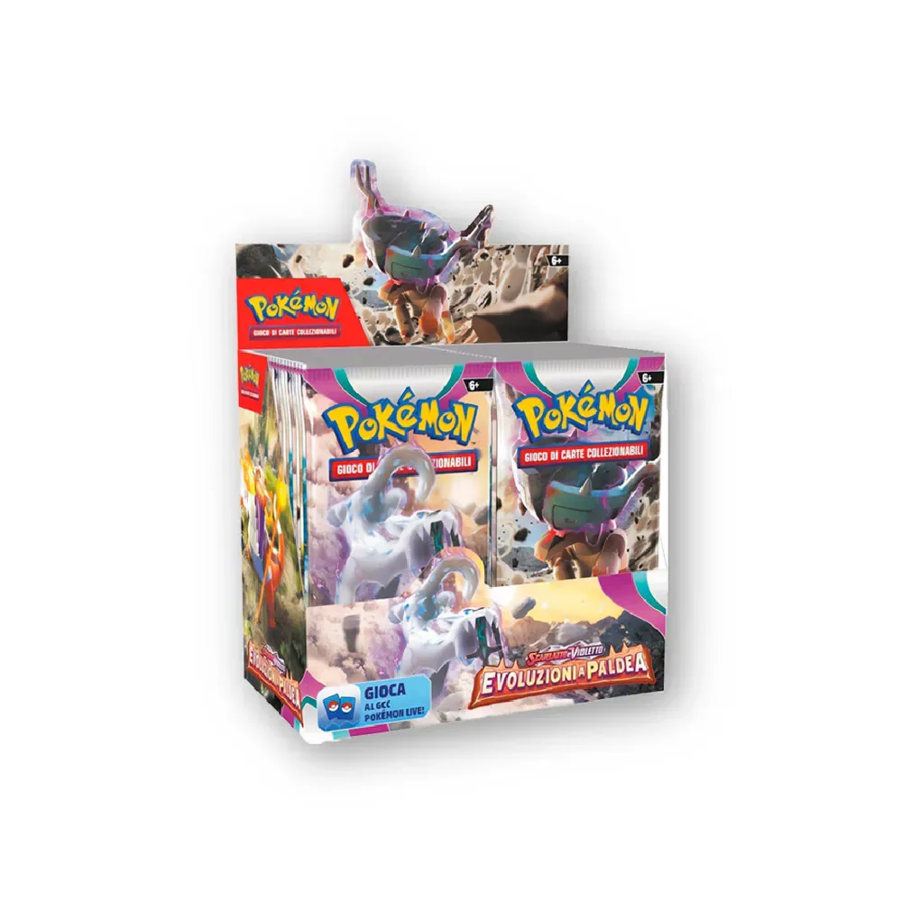 POKEMON DISPLAY EVOLUZIONI A PALDEA ITA